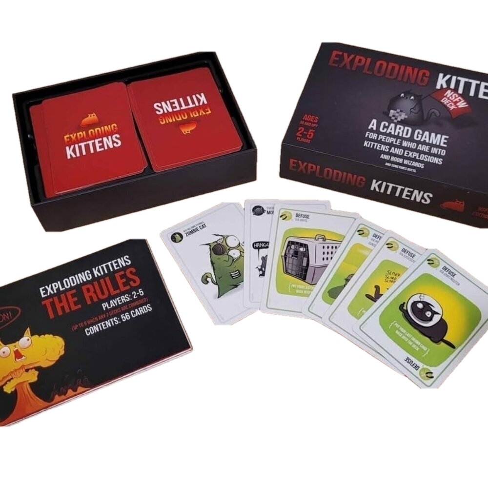 Exploding Kittens NSFW Card Game New